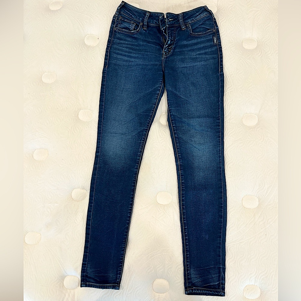 Silver ‘Aiko’ High waisted skinny jeans